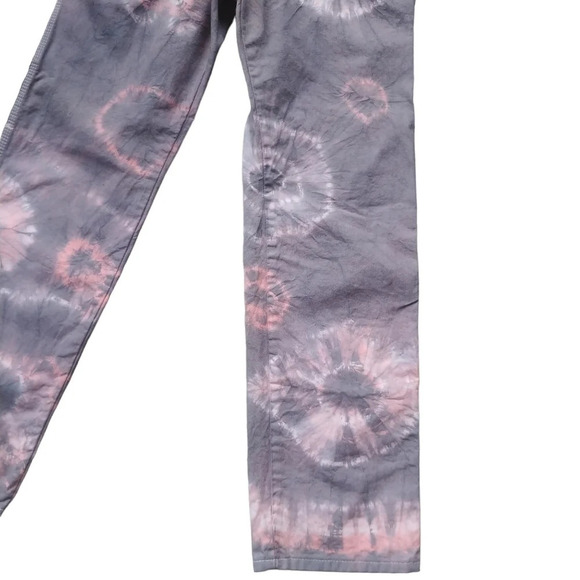 Dickie's Painter's Pants Altered with Beach Treatment Gray Pink White 29 - Picture 4 of 10